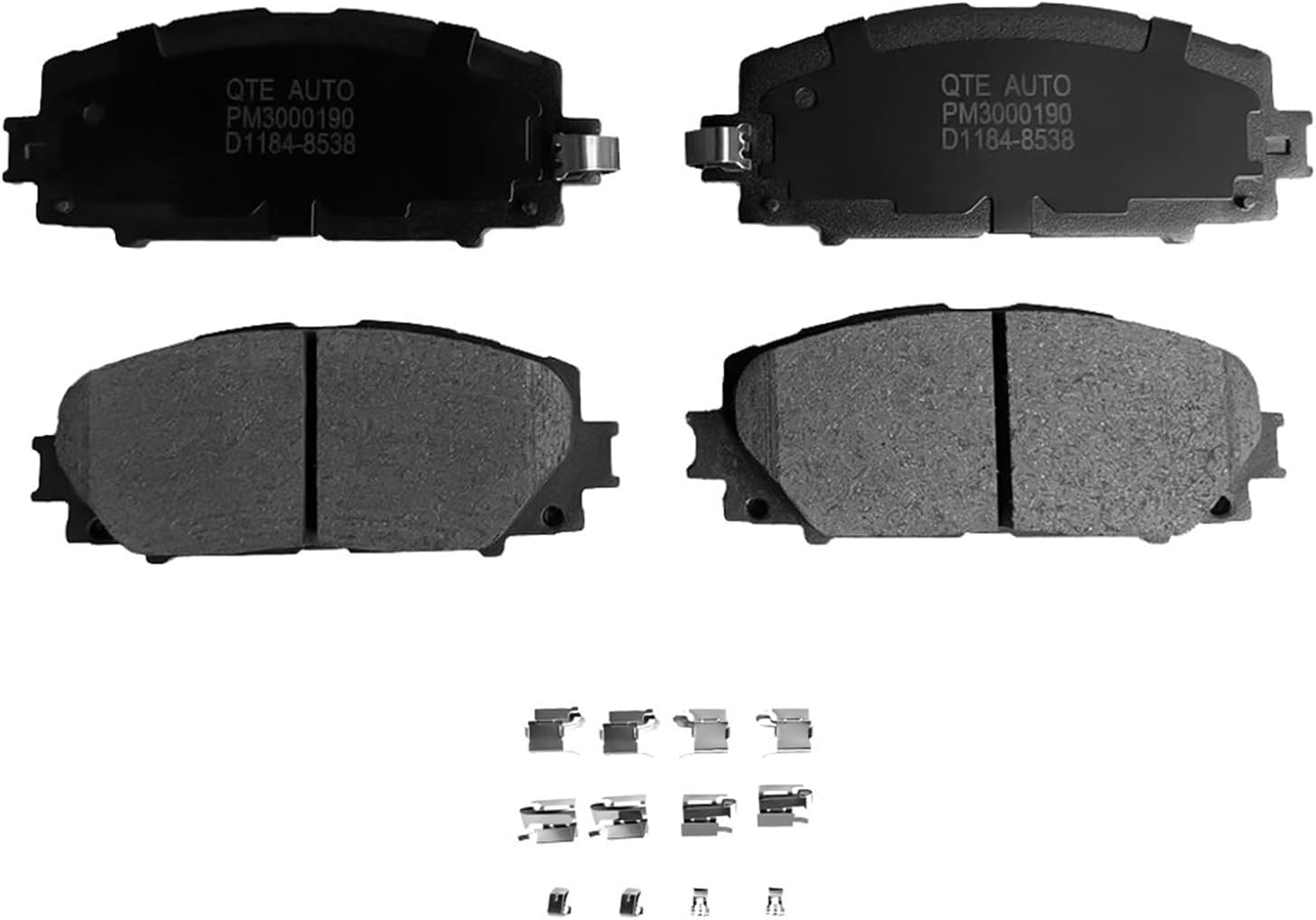 PM Auto Front Ceramic Brake Pads Compatible With 2020 2021 Toyota Corolla Hybrid LE