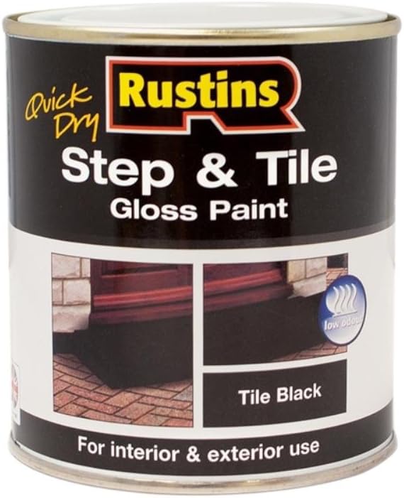 Ronseal One Coat Tile Paint Black Amazon.co.uk DIY & Tools