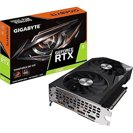 GIGABYTE RTX 3060 - gddr5 - GV-N3060WF2OC-12GD