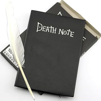 Death Note, Cosplay Notebook, Includes Pen, Cosplay Accessory, Costume Prop, Death Note, Feather Pen, Cosplay Props, Light, Yogin Literature & Art, Stationery, A5 Students, High School Students