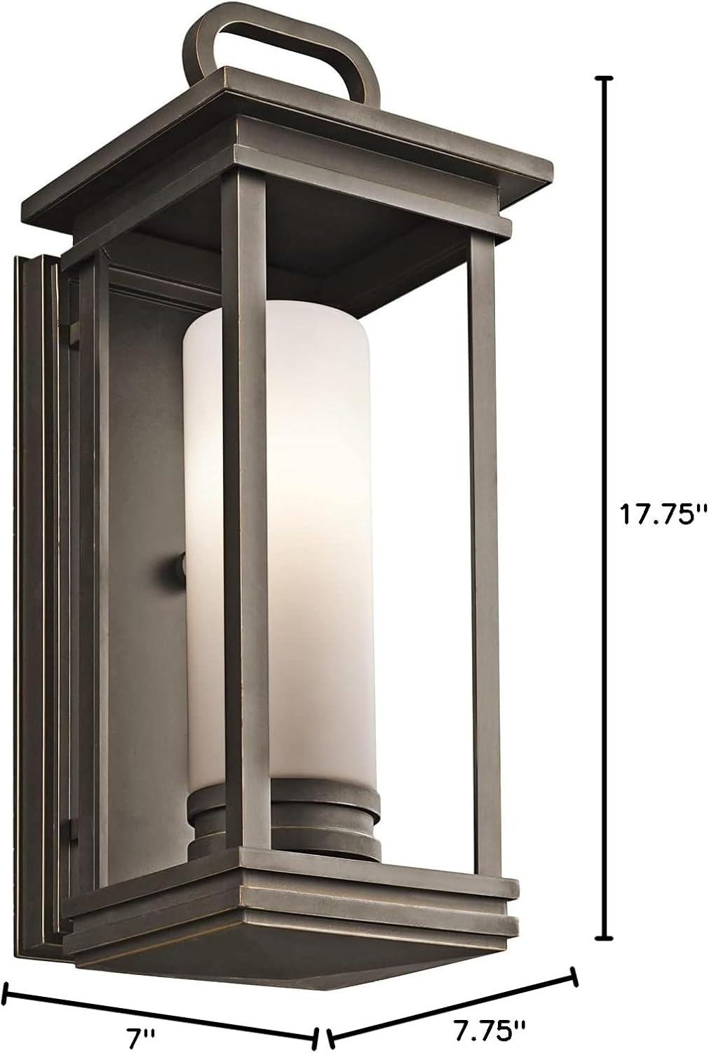 Kichler South Hope - 1 Light Medium Outdoor Wall Mount - 17.75 Inches Tall by 7 Inches Wide