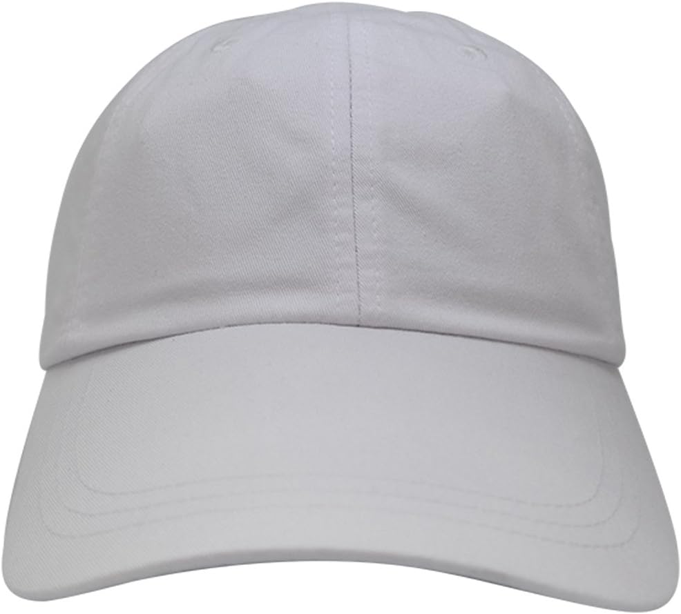 Sunbuster Extra Long Bill 100% Washed Cotton Cap with Leather Adjustable Strap