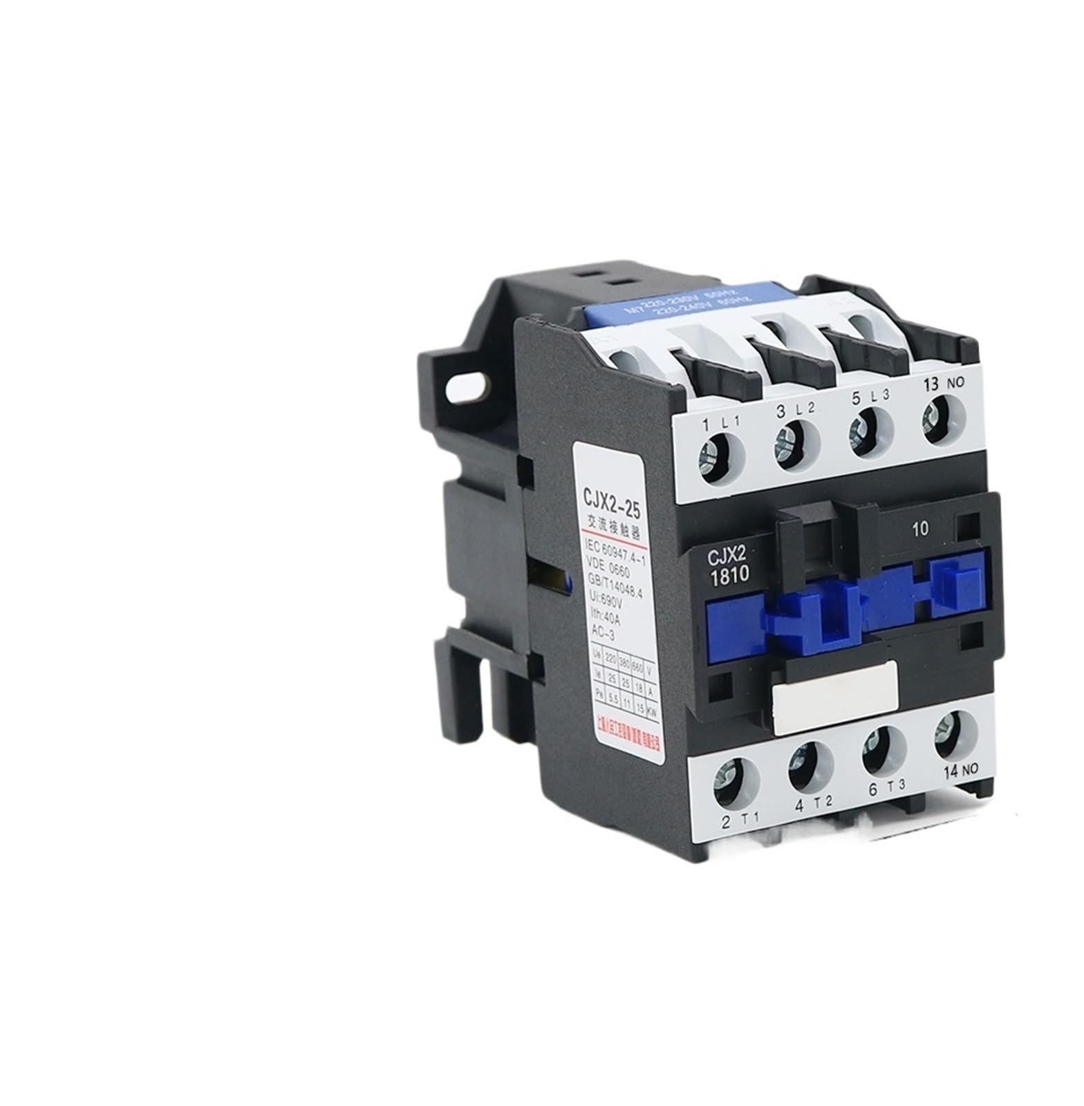 WTEPNQQDI Contactor CJX2-1810 18A switches LC1 AC contactor Voltage 220V(110V)