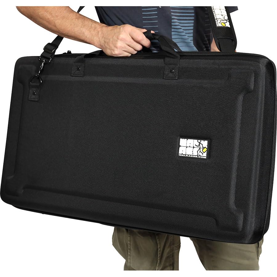 Walkasse W-MCB-DDJGRV6 Valise DJ EVA Alphateta DDJ- GRV6 Noire (Shoulder Bag), Noir, Valise EVA Hardcase
