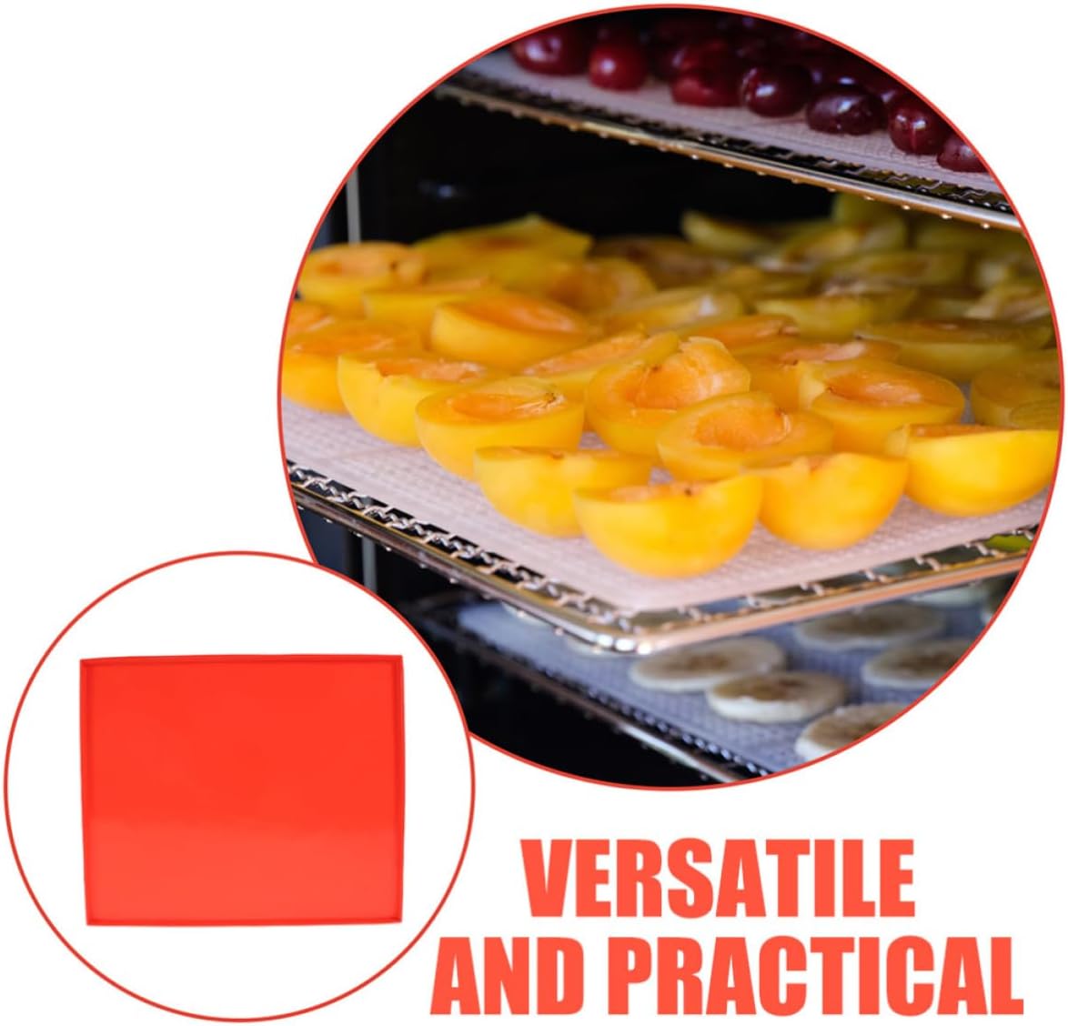 Silicone Drying Sheet for Food Dehydration, High Temperature Resistant image 5