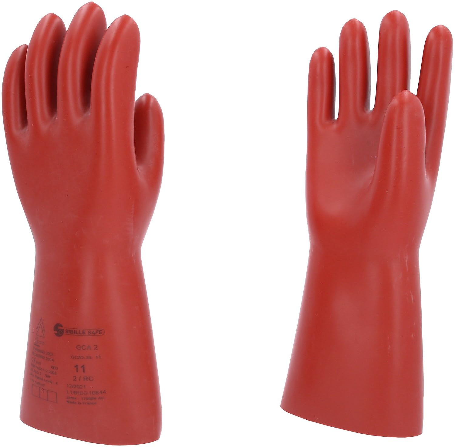 Gants de protection pour électriciens évitant les chocs électriques 117.0094