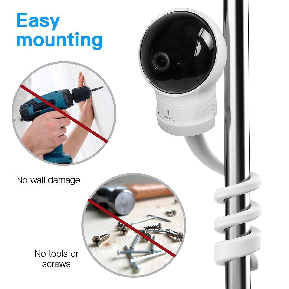 HOLACA Uchwyt do monitoringu dziecka do telefonu Eufy Baby Phone