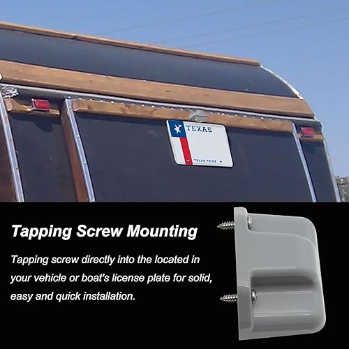 Miniatura 3 de Luz LED de matrícula para remolque, caravanas, camiones, barco, UTV, ATV, camión, 12 V, 24 V, lámpara de matrícula blanca, luz de remolque, luces