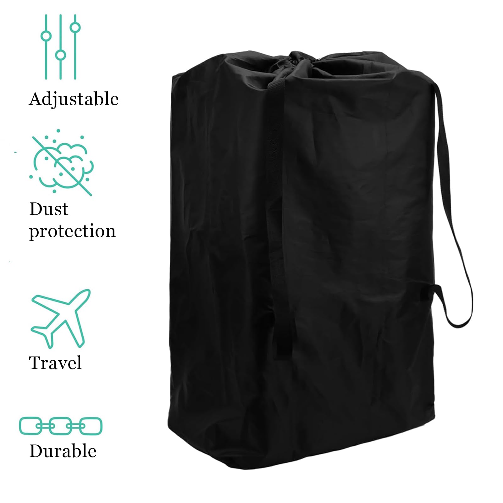Borsa da viaggio per passeggino, borsa da trasporto per aereo, passeggino e carrozzina, borsa da viaggio impermeabile, borsa a quadretti per passeggino, custodia per passeggino per aeroplano