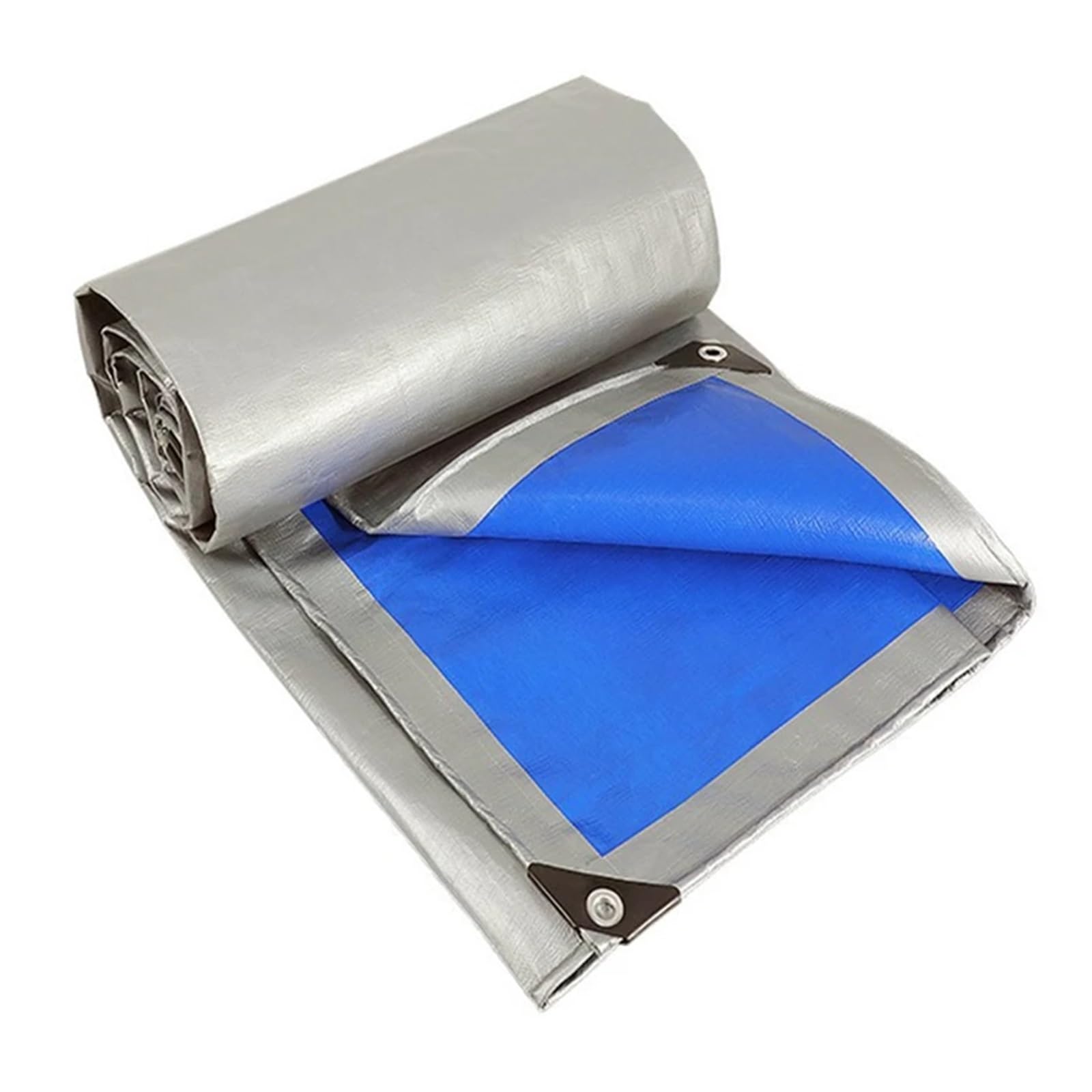 9Colors PE Tarpaulin Garden Waterproof Sun Shade Net Canopy Awnings Balcony Plants Cover Car Truck Rainproof Cloth(White,3mx3m)