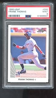 Frank Thomas Rookie Card 1990 Leaf #300 PSA 9