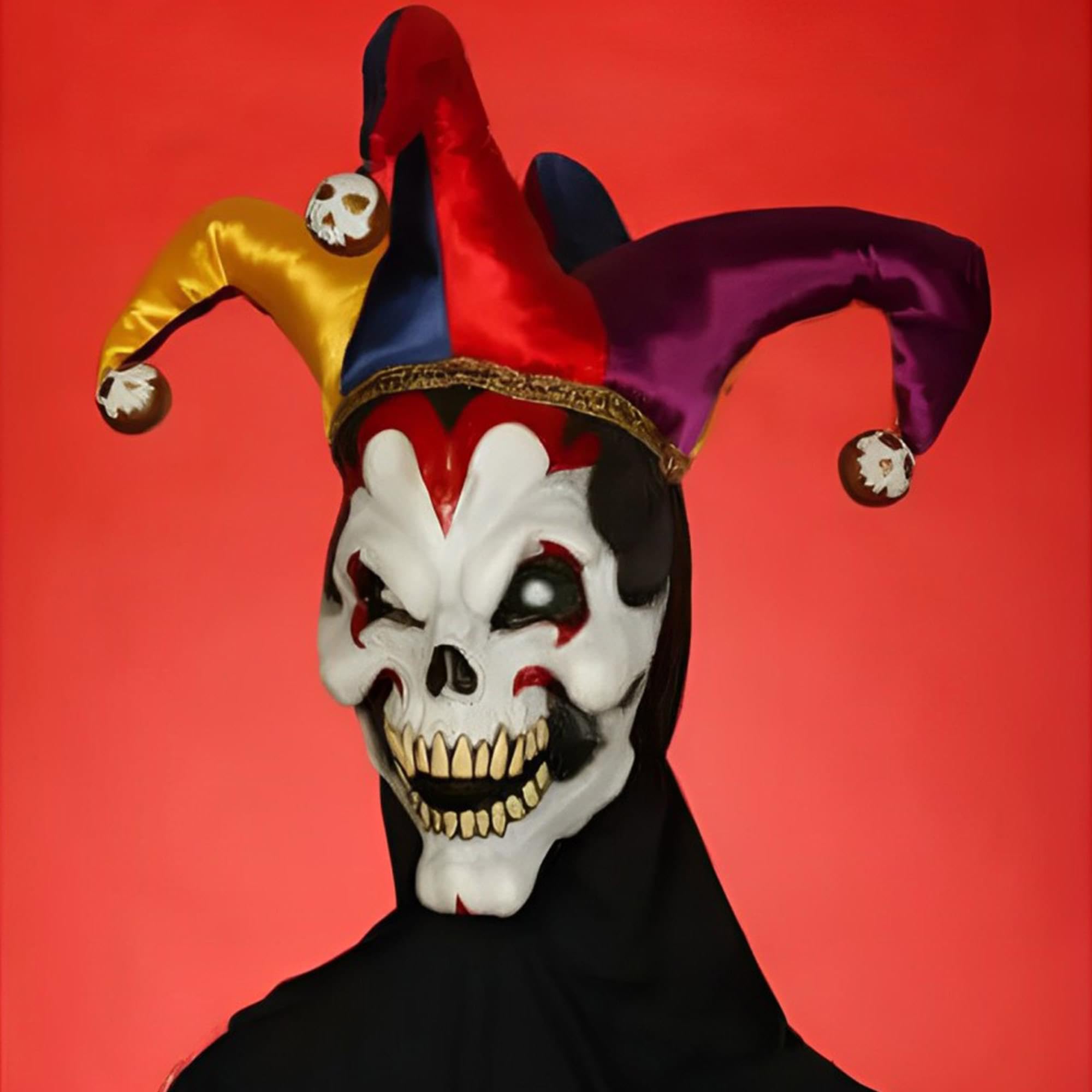 Amazon.com: Forum Novelties 63259 Wicked Jester Mask : Clothing