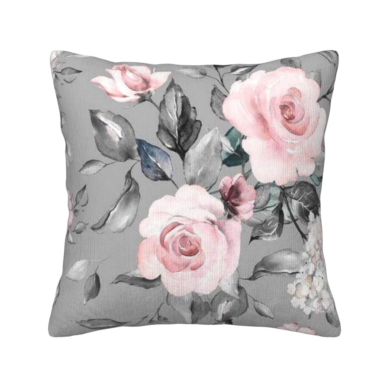 Housse de coussin carrée en velours lavable pour rénover la déco du salon