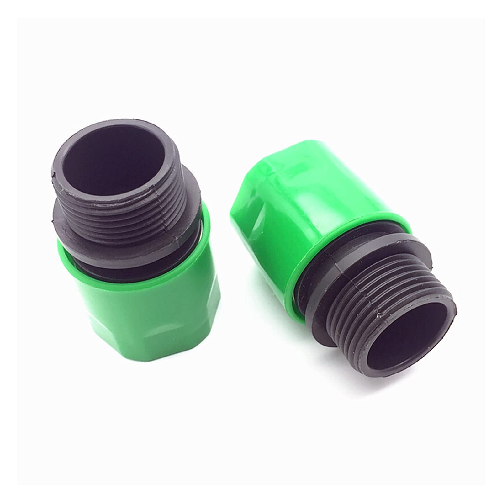 Garten-Klempnerschlauch-Adapter 100 stücke 3/4 zoll garten tropft bewässerung schnelle stecker beschläge adapter männlich stecker und 16mm versiegelt schlauch stecker schlauchverteiler