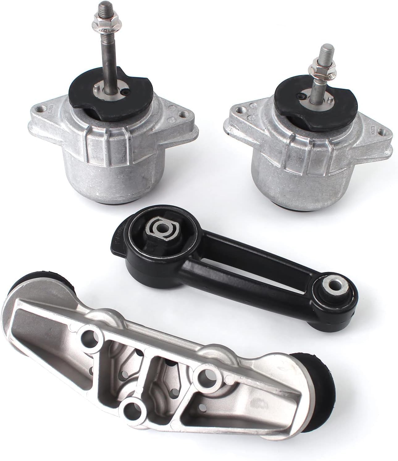 PANGOLIN Engine Mount Set Left and Right and Rear Engine Mount for Porsche Panamera 2011 2012 2013 2014 2015 2016 3.0L 3.6L, Replace OE 94637505722 94637505822 97037511801