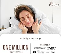 Vista 1 de Pizuna Juego de funda de edredón de 100 % algodón, tamaño individual, 1 pieza + 1 sábana bajera de 400 hilos, tejido de satén blanco, lujoso juego