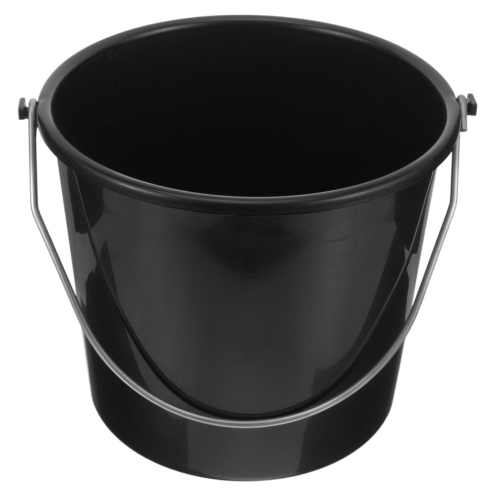 Cubo de alimentación para terneros de 8 litros con asa, plástico grueso, multifuncional, almacenamiento de agua para terneros, ideal para necesidades de alimentación y riego de rancho y ganado