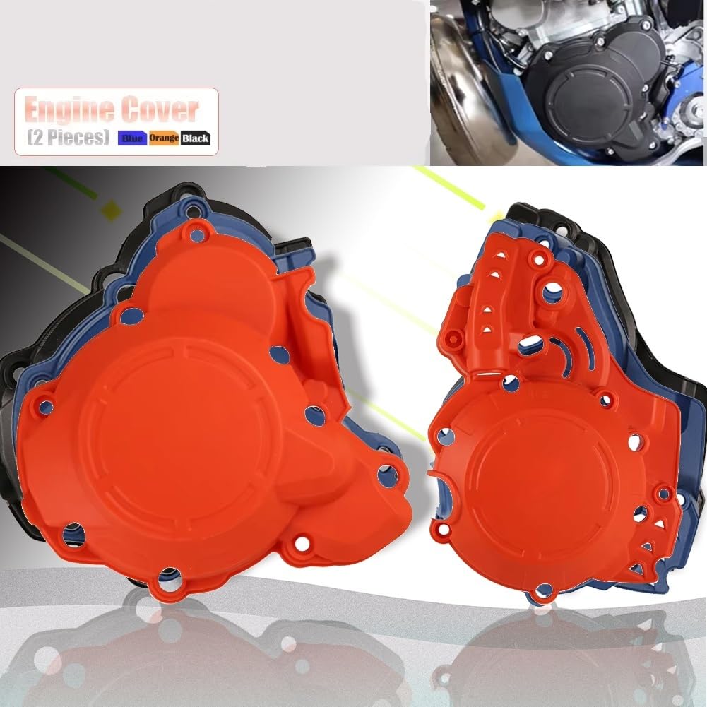 Kit Protector de Embrague de Encendido for Motocicletas KTM EXC TPI 250 300 XC XCW 2017 2023 TPI SX250 y Husqvarna Gas Gas(Black-1 Set)