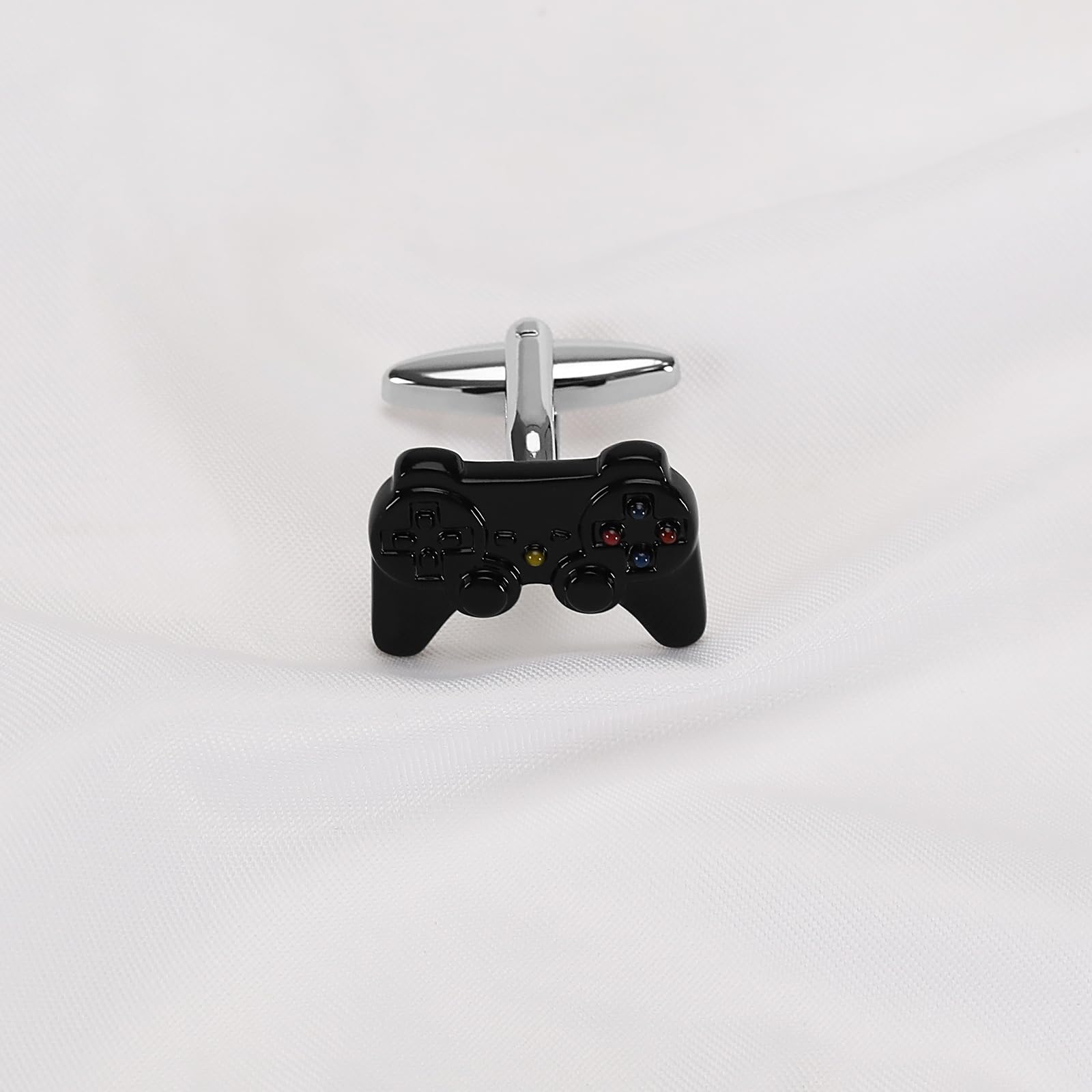 2 Szt. Kontroler Gier Spinki do Mankietów Gamepad Uchwyt Miedziane Ślubne Męskie Akcesoria do Mankietów dla Mężczyzn Delikatne