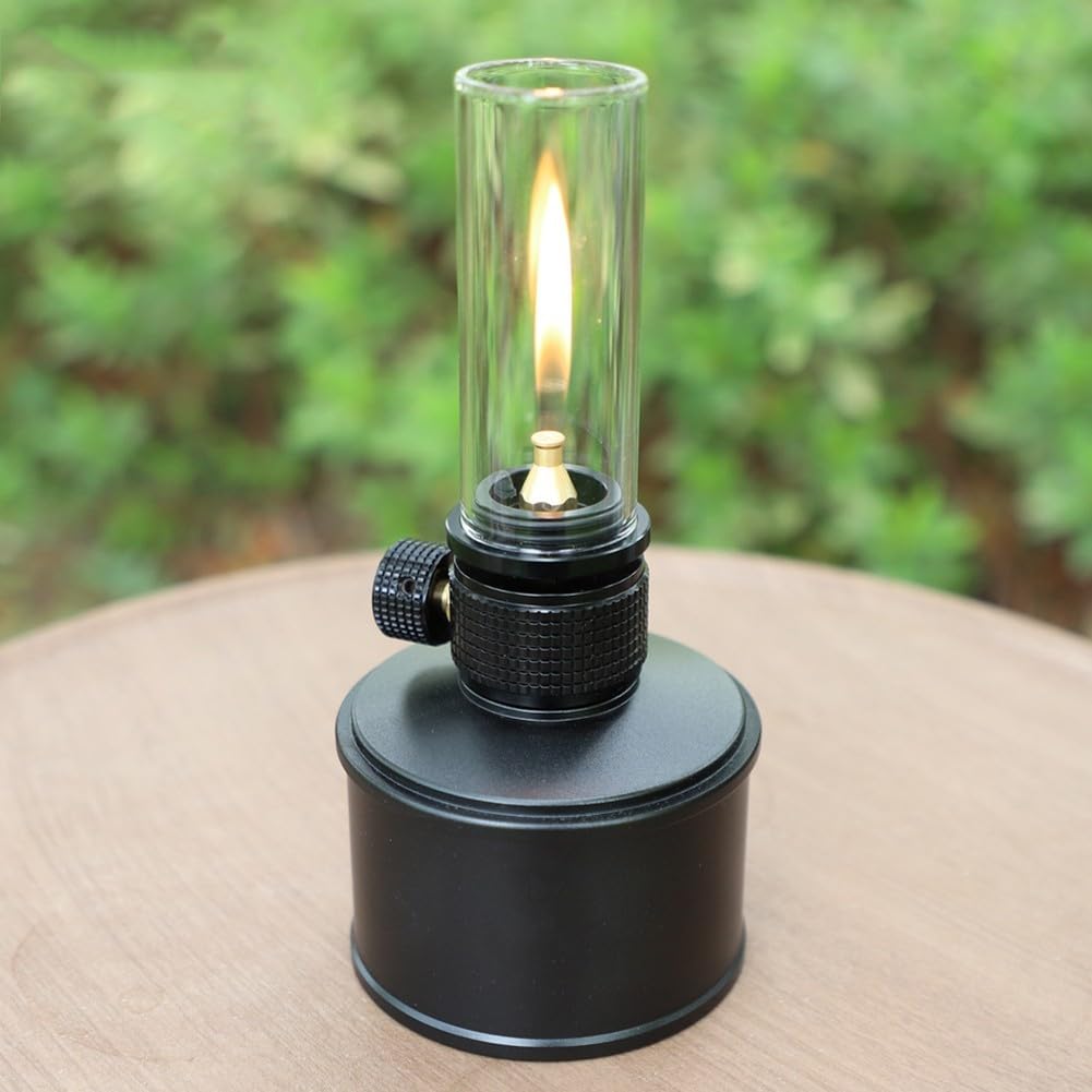 Lámpara de gas para acampar al aire libre, lámpara de gas grande, lámpara de camping al aire libre, lámpara de gas, vela de camping, lámpara de atmósfera, lámpara de iluminación de tienda