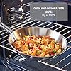 T-Fal Gourmet Stainless Steel Fry Pan 12.5 Inch Induction Compatible Skillet Pan, Fast and Even Heating, Oven Safe to 500F, Professional Grade Cookware for Home Chefs #4