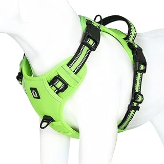 Dog Harness, No-Pull Dog Harness, Chest Harness for Small Sizes, Medium Dogs, Soft, Breathable, Adjustable, Reflective Dog Harness, Anti-Pull with Padded Handle product image