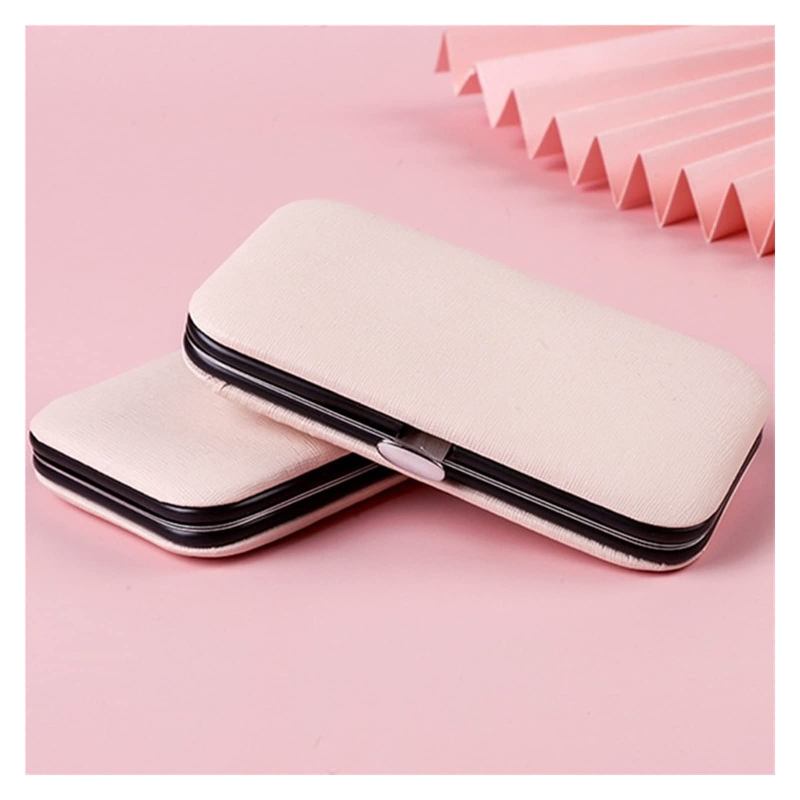 Scissors Nail Clippers Set Dead Skin Pliers Nail Cutting Pliers Pedicure Cuchillo Groove Sólo Herramienta de manicura de uñas (Color : 10 pcs Pink)