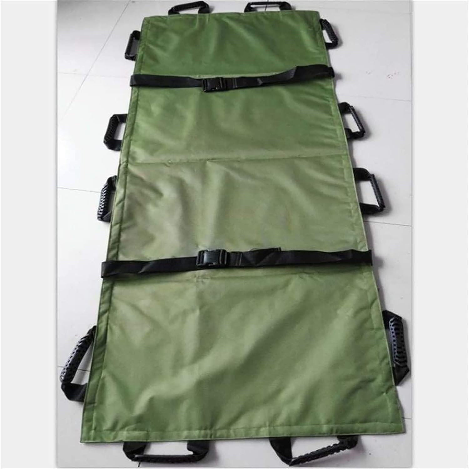 DKULMN Brancard Portable Brancard Souple Pliable, Brancard Souple Pliable Oxford, Brancard Souple avec 12 poignées Brancard Dorsal d'urgence imperméable à l'eau,A