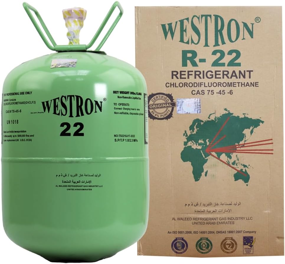 R22 Refrigerant Gas – WESTRON 13.6 Kg