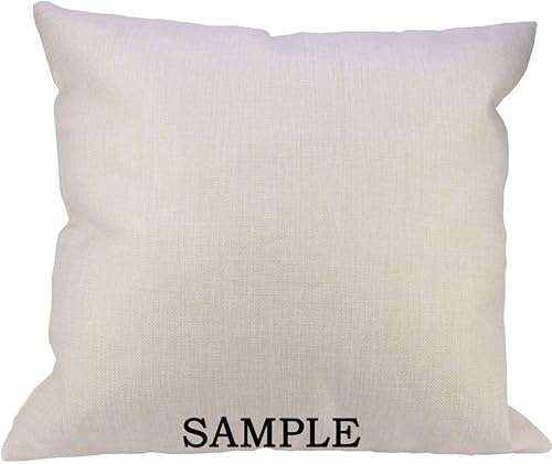 Miniatura 5 de HGOD DESIGNS Sandy Toes & Salty Kisses - Funda de almohada de lino y algodón, 18 x 18 pulgadas para habitaciónsofá