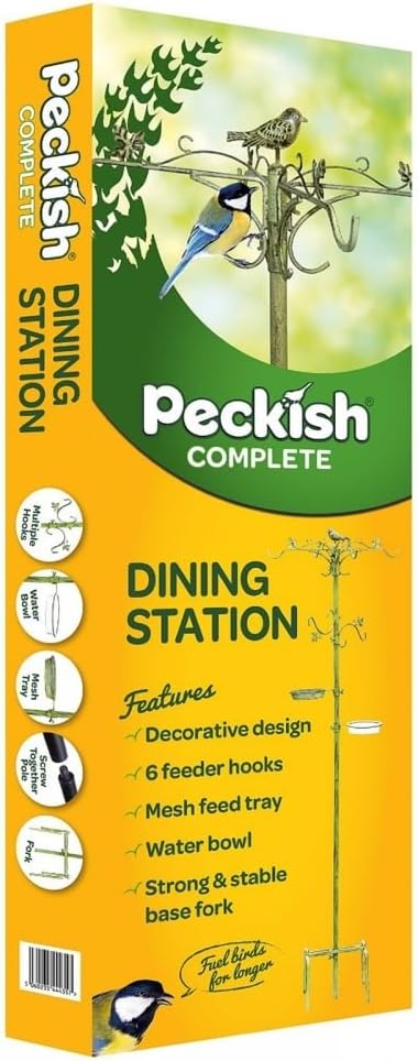 Peckish Complete Dining Station for Wild Birds, Green