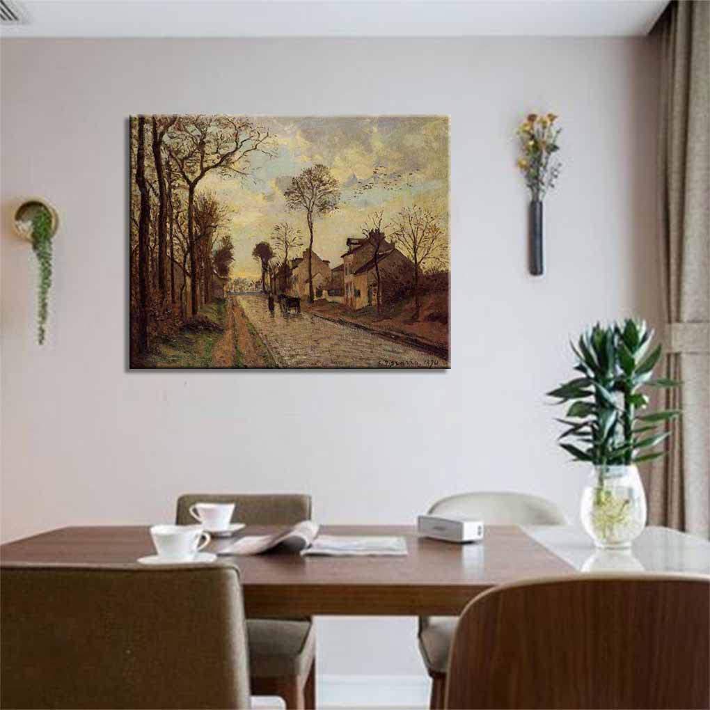 絵画　壁掛け　美術品　カミーユ・ピサロ Amazon.co.jp: 14 の有名な絵画 - 農民が休む女性 カミーユ