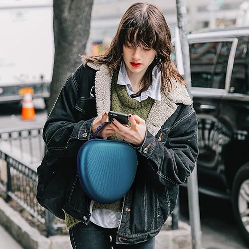 Miniatura 7 de Fintie Funda rígida para auriculares AirPods Max, bolsa protectora de almacenamiento de viaje de repuesto con encendido y apagado automático para