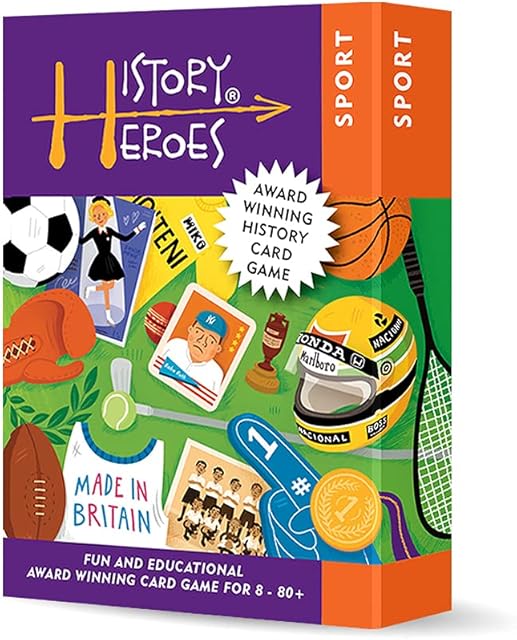 History Heroes: SPORT, a family card game about some of the greatest sportsmen & women in history