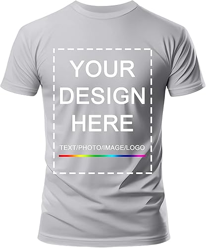 Camisetas personalizadas HombresMujeres Diseña Tu Propia Camiseta Añadir Tu Imagen FotoTexto FrontalAtrás Camisetas Imprimir