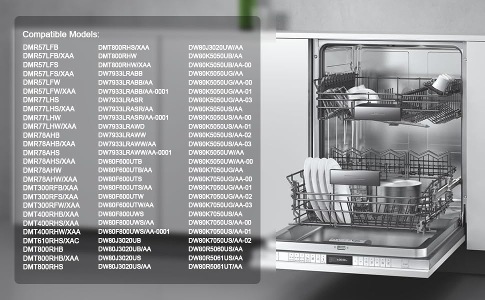 Compare DD6200043A Dishwasher Door Gasket Compatible with Samsung