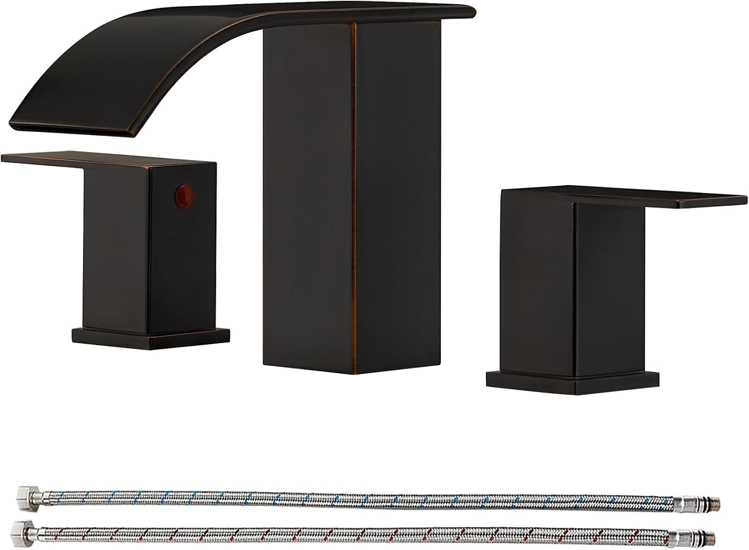 RUMOSE 8 inch Bathroom Faucets Oil Rubbed Bronze Bathroom Faucets for