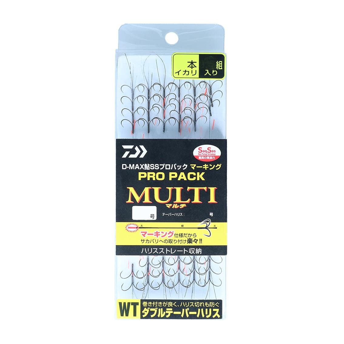 D-MAX Sweetfish SS Pro Pack Marking Double Taper Harris 3 Sticks Squid Multi No. 7.5