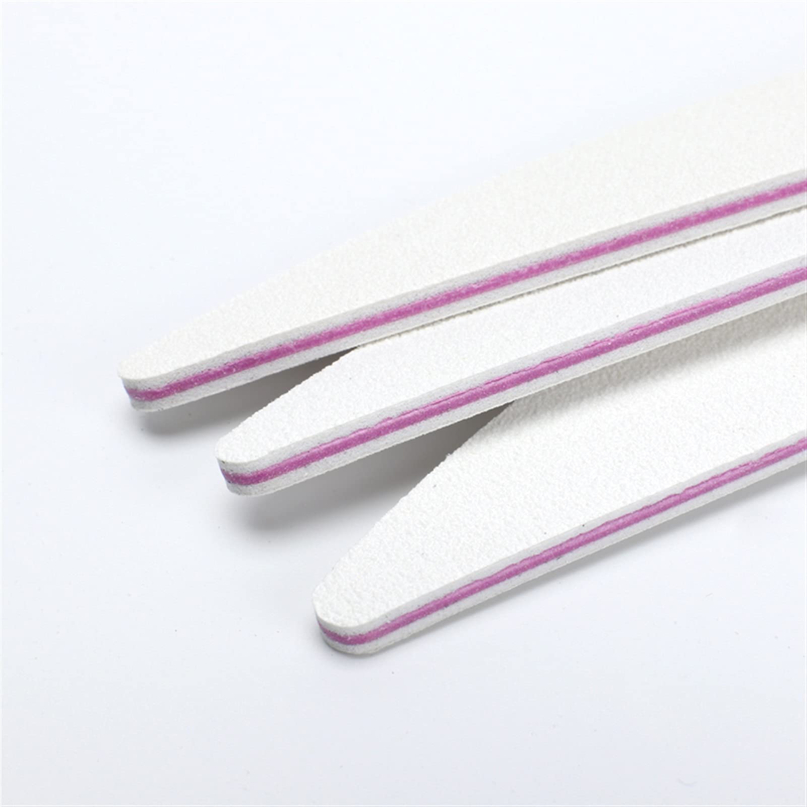 Lima per unghie 50 pezzi professionale lima per unghie 100/180 carta vetrata bianca levigatura tampone blocco manicure gel UV smalto strumenti per nail art lime un ongle conveniente e durevole
