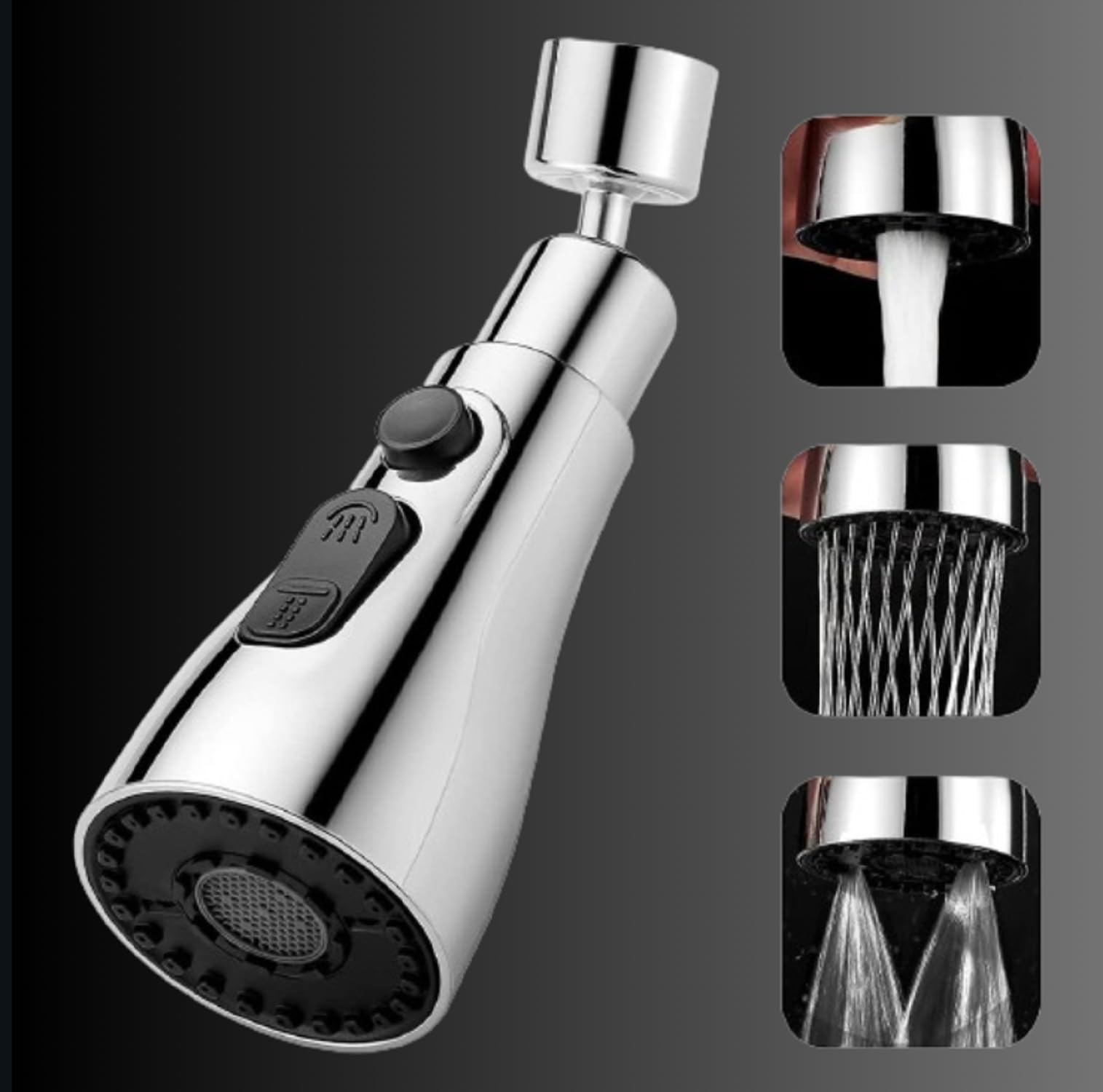 PEFKO PFK012 Tap Extender for Kitchen Sink, Flexible Faucet with Tap Extension for Convenient Use Upgrade Your Kitchen Sink with Flexible Tap (3 FUNCTION MODE) (B0DC7VBWFG) Amazon Price History, Amazon Price Tracker