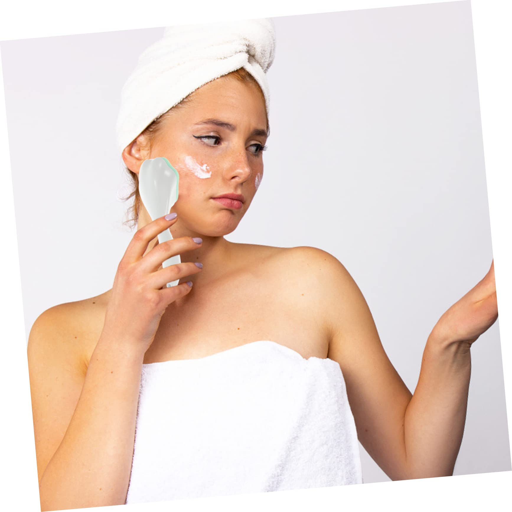 Healeved 8stücke Gesichtsreinigungsbürste Mit Langem Griff -design Für Sanfte Und Massage Hautfreundlich Für Hauttypen Praktische Reisegröße
