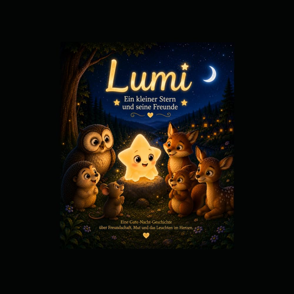 Lumi, das kleine Licht: Eine Gute Nacht Geschichte über Freundschaft und Mut