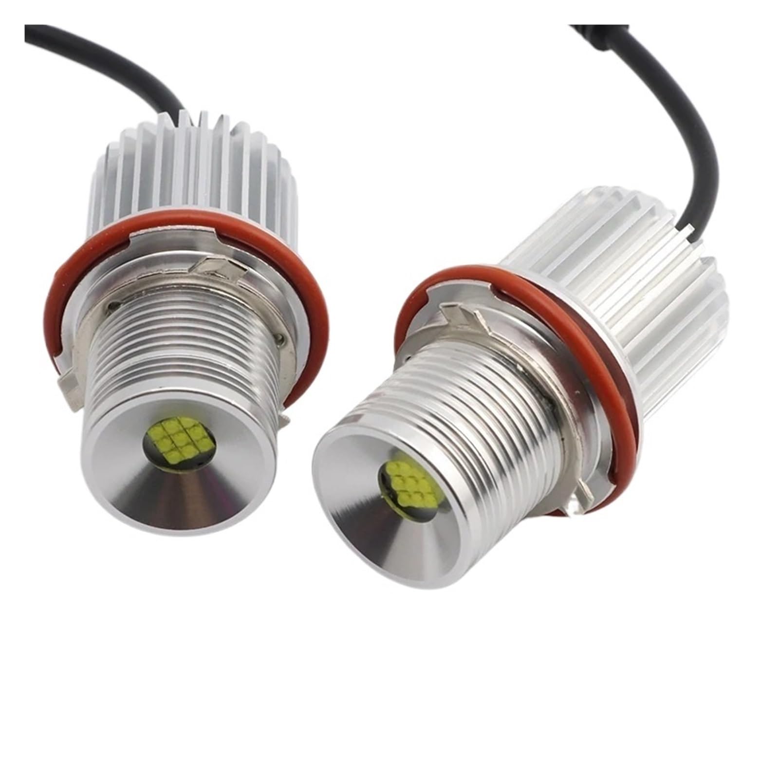 Luci diurne occhio d'angelo Per BMW E87 E39 Per M5 E60 E61 E63 E64 M6 E65 E66 E83 Per X3 000-2008 Lampada LED Angel Eyes Luci Posizione Lampadine Anelli halo LED
