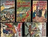  I racconti di avventure di Emilio Salgari : Una bufera di polvere - Il cimitero galleggiante - Il re di Tikuno - L\'isola del diavolo - I pirati del Riff - L\'odissea dei naufraghi - L\'isola dei cann