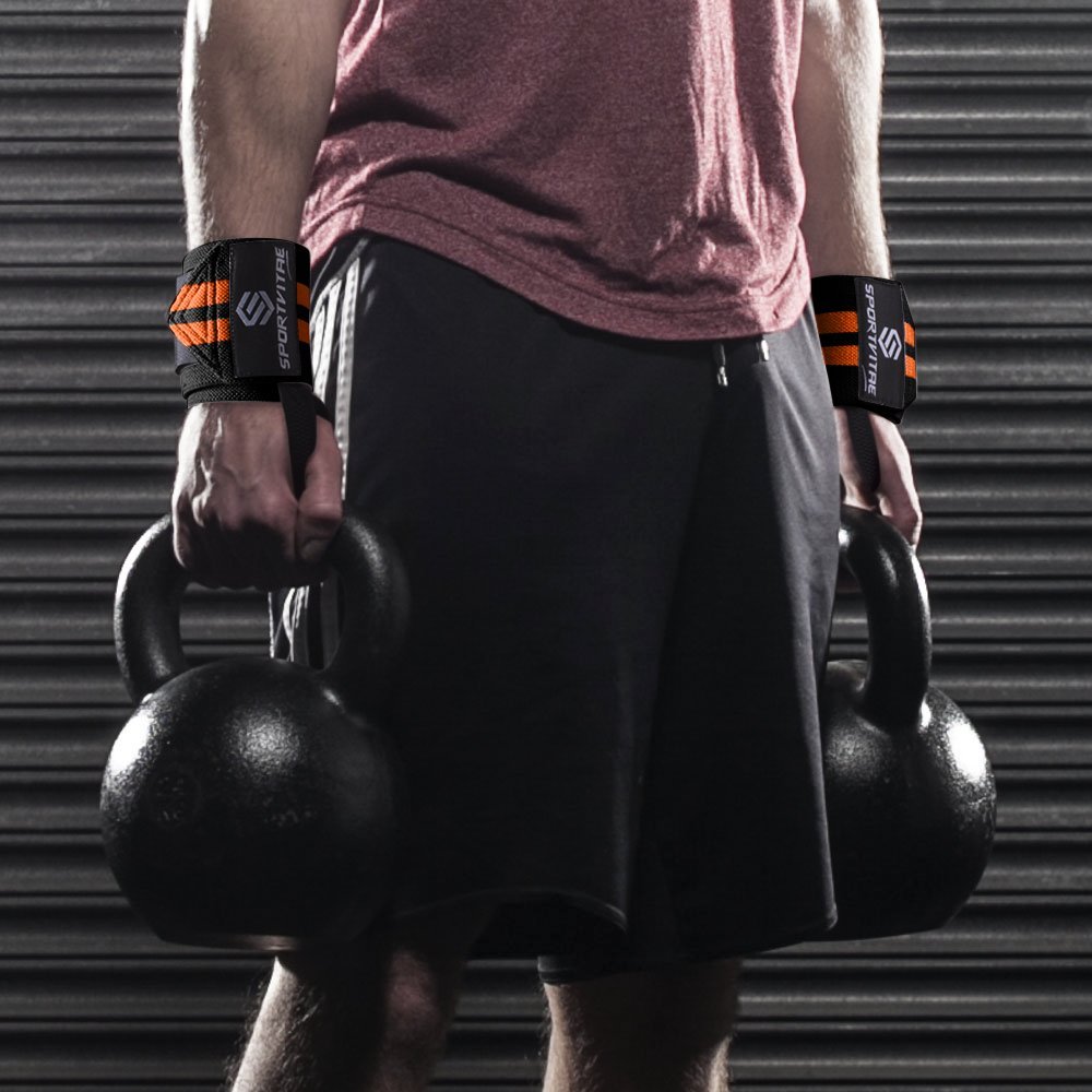 Fasce Per Polsi NetroxSports 45cm - Supporto Per Bodybuilding, Crossfit E Sollevamento Pesi - Foto 12