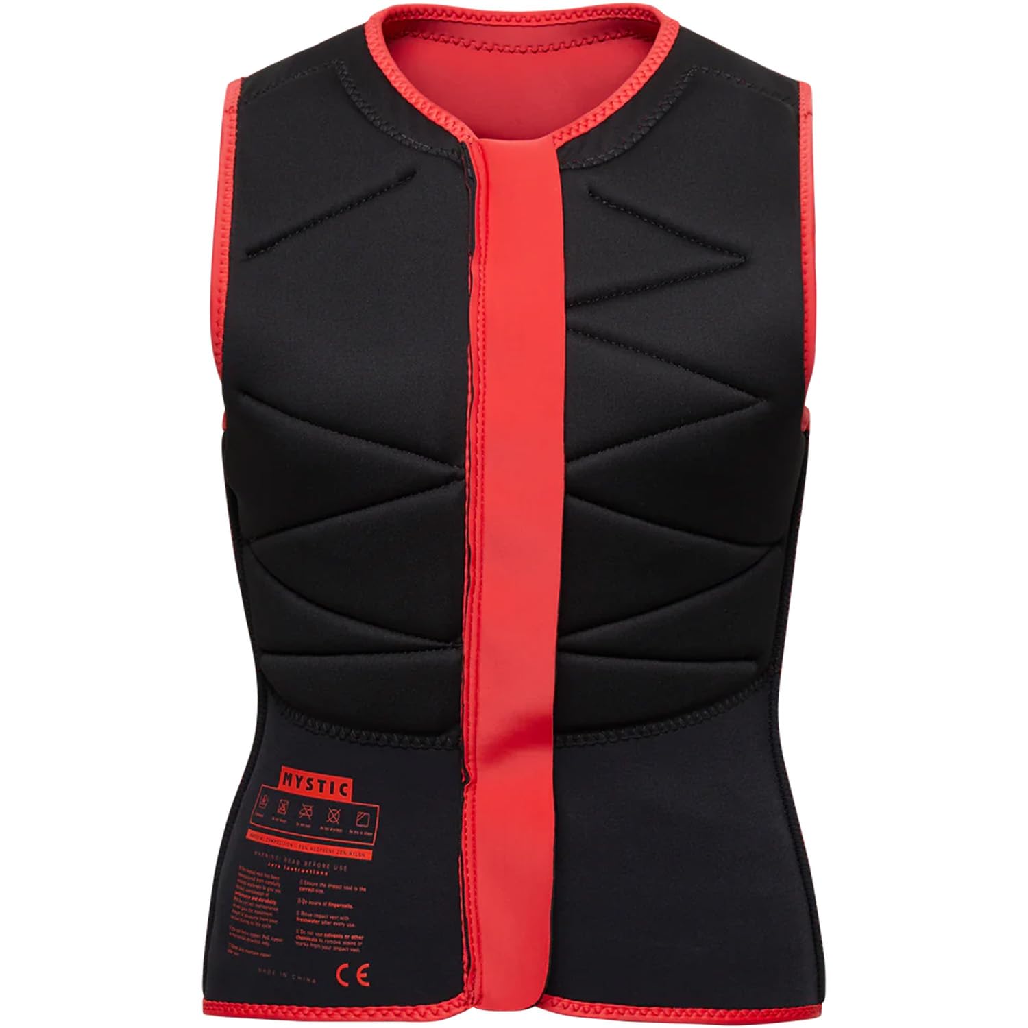 Mystic Womens Ruby Front Zip Impact Vest 35005.230230 - Sunset Red -