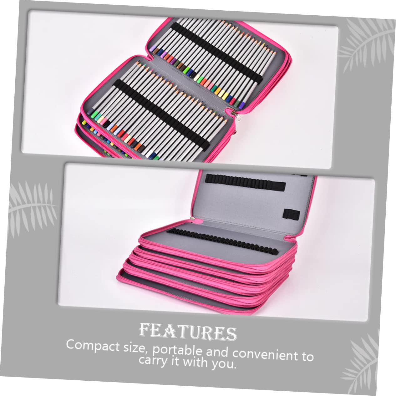 Artibetter Astuccio Multifunzionale per Adulti 252 Fori, Pencil Case | Astuccio Porta Oggetti, Astucci, Astuccio Portapenne per Adulti, Cartoleria Astuccio, Back To School Party