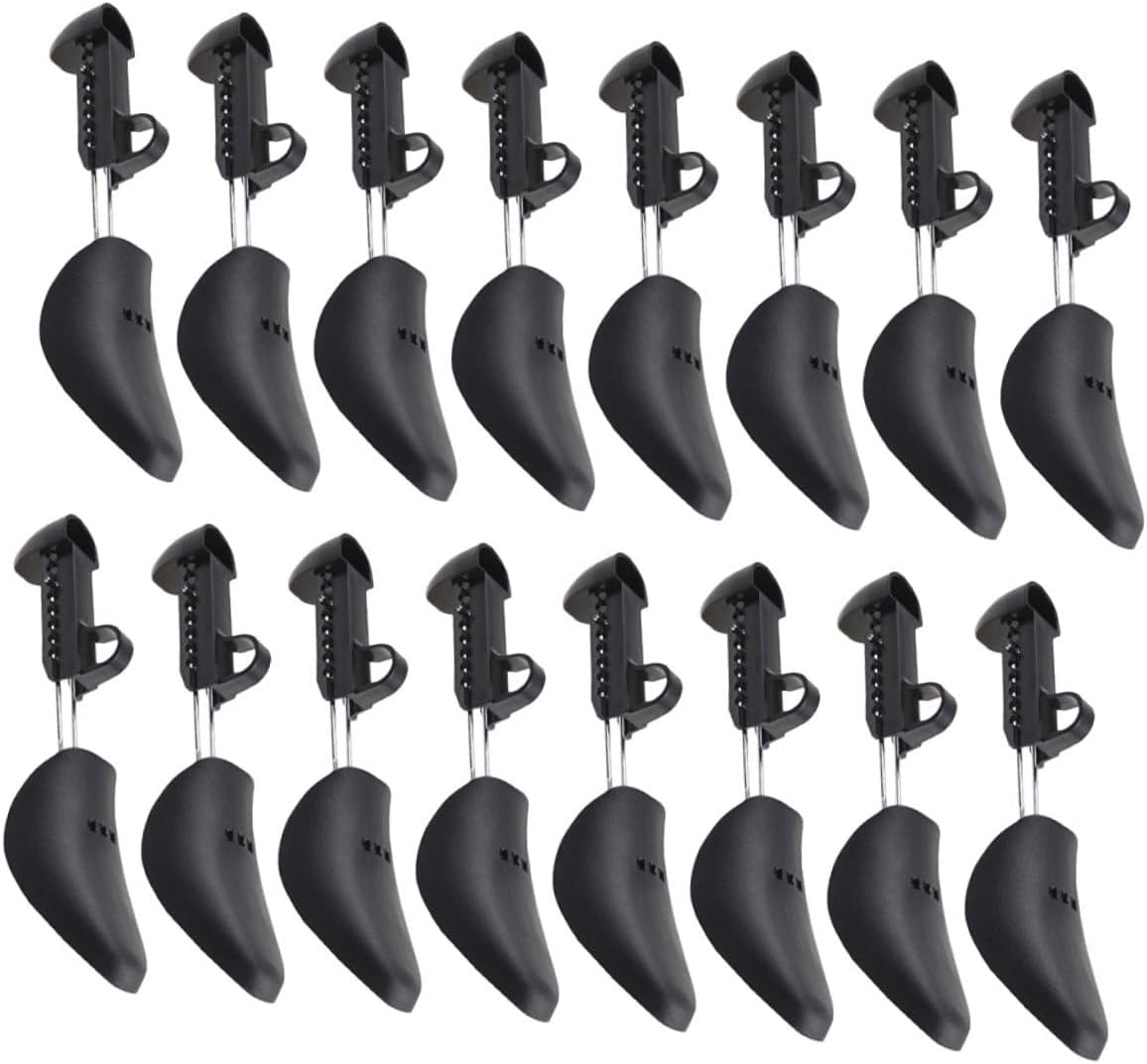 8 Pairs Adjustable Shoe Stretchers Shoe Expander Footwear Shaper Plastic for Men and Women Prevent Crease Maintain Shape for Sneakers and Boots