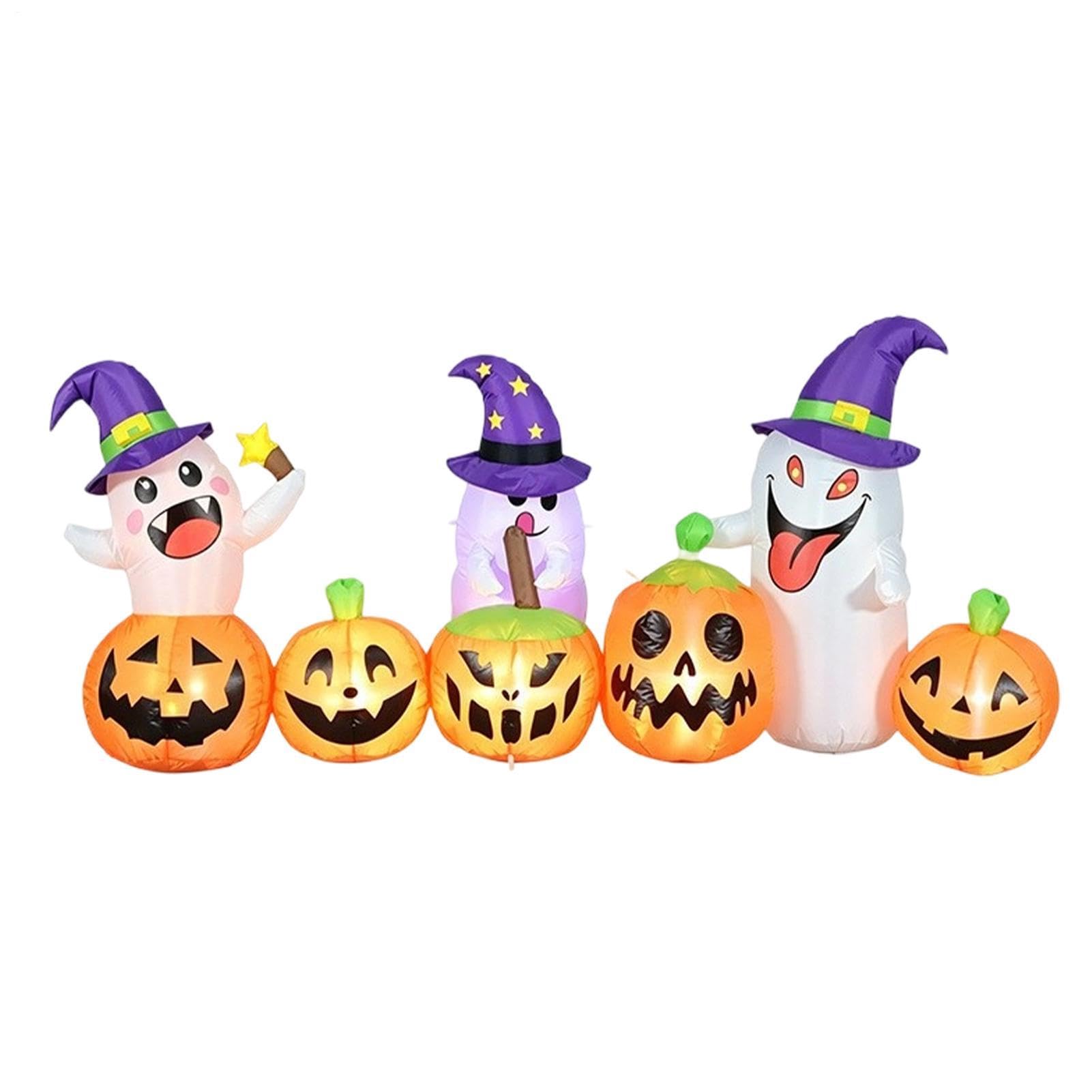 Halloween nadmuchiwane figurki 2,44 m śliczne podświetlane