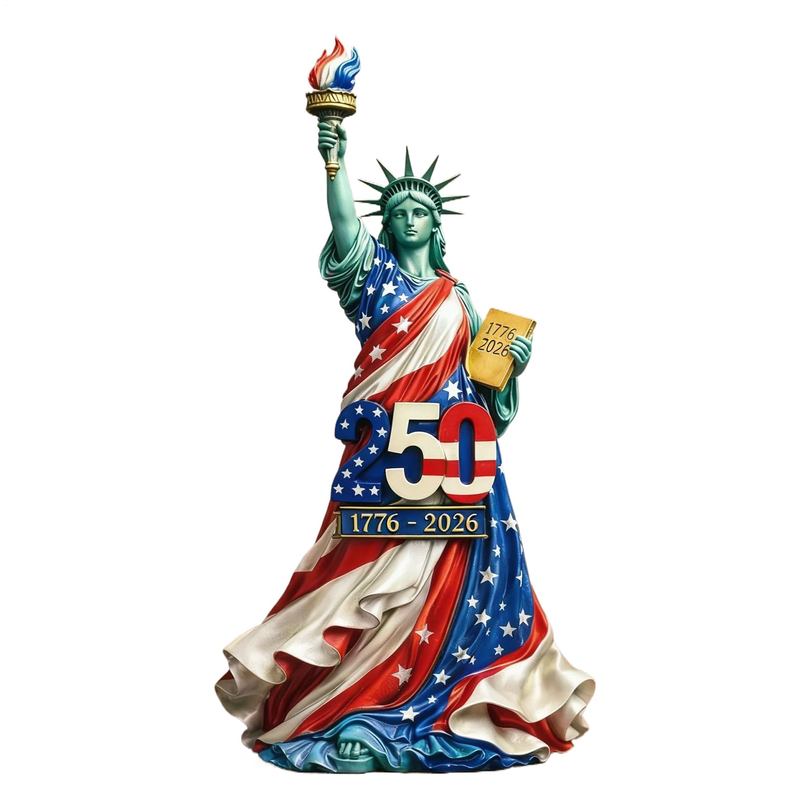 Figurines de bureau patriotiques et ornements de collection en résine design